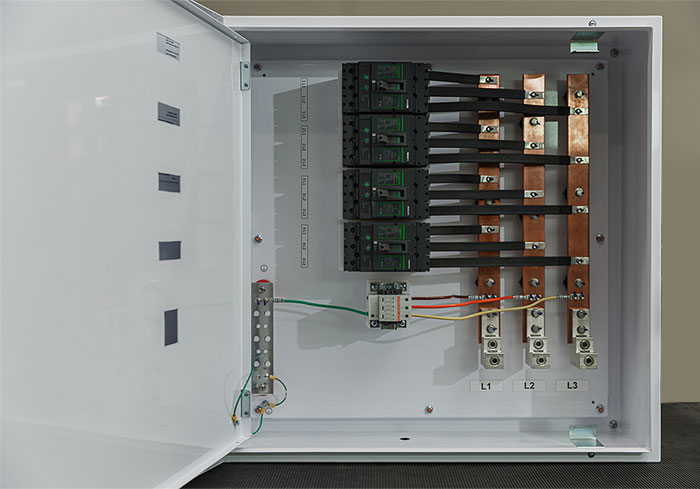 AC Combiner Panel inside