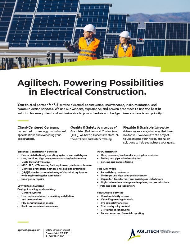 Agilitech Electrical Construction Services PDF Download