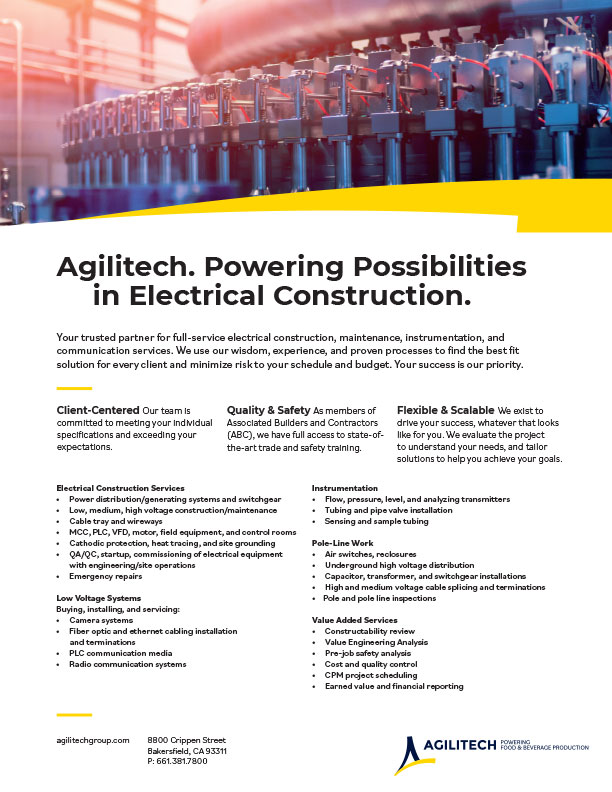 Agilitech Electrical Construction Services PDF Download